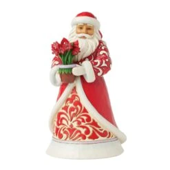 Enesco Gift Santa With Blooming Amaryllis(Santa With Blooming Amaryllis)
