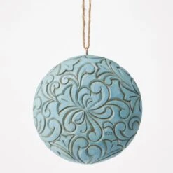 Enesco Gift Blue & Gold Holy Family Orn(Blue Gold Holy Family Orn) -Holiday Gift Shop 6017008 2