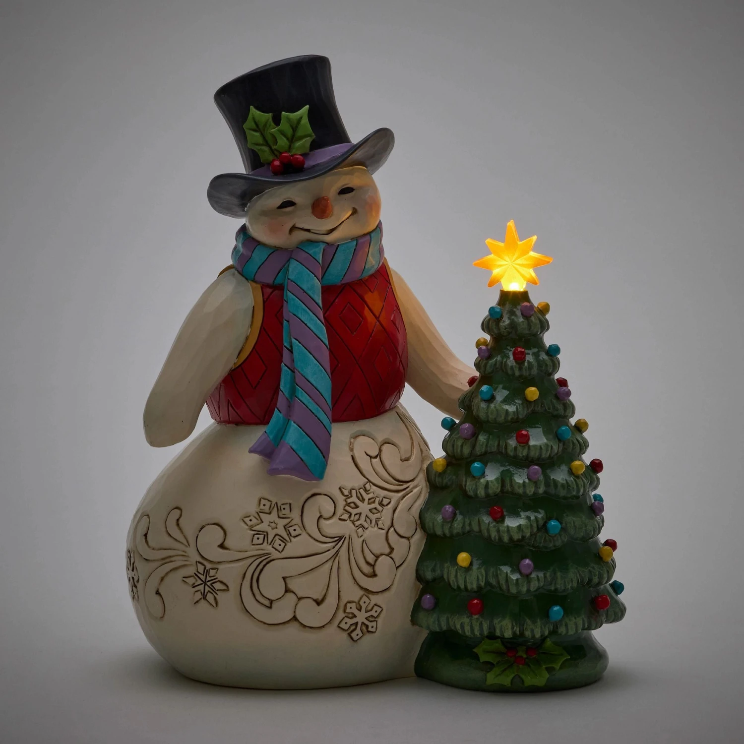Enesco Gift Snowman With Vintage LED Tree(Snowman With Vintage Led Tree) 5 Enesco Gift Snowman With Vintage LED Tree(Snowman With Vintage Led Tree) - Image 3