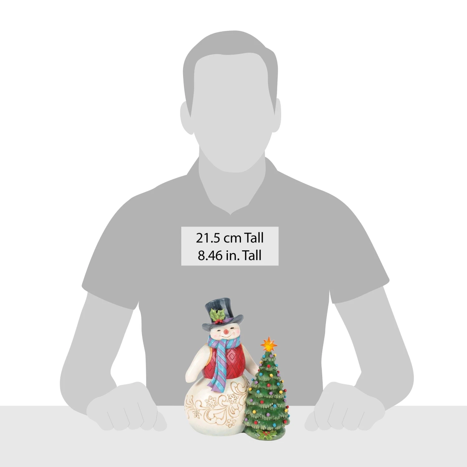 Enesco Gift Snowman With Vintage LED Tree(Snowman With Vintage Led Tree) 7 Enesco Gift Snowman With Vintage LED Tree(Snowman With Vintage Led Tree) - Image 5