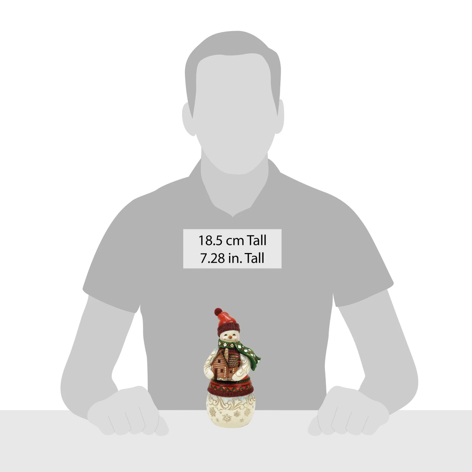 Enesco Gift Christmas At Lodge Snowman Fig(Christmas At Lodge Snowman Fig) 6 Enesco Gift Christmas At Lodge Snowman Fig(Christmas At Lodge Snowman Fig) - Image 4