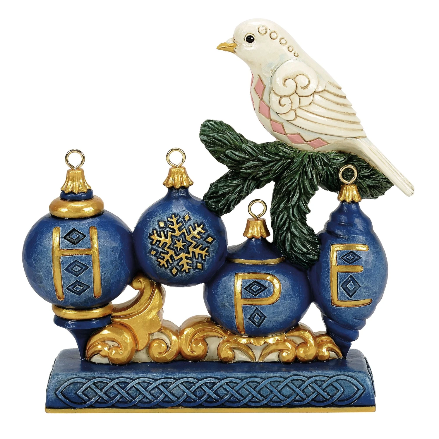 Enesco Gift Blue & Gold Hope With Dove Fig(Blue Gold Hope With Dove Fig) 3 Enesco Gift Blue & Gold Hope With Dove Fig(Blue Gold Hope With Dove Fig)