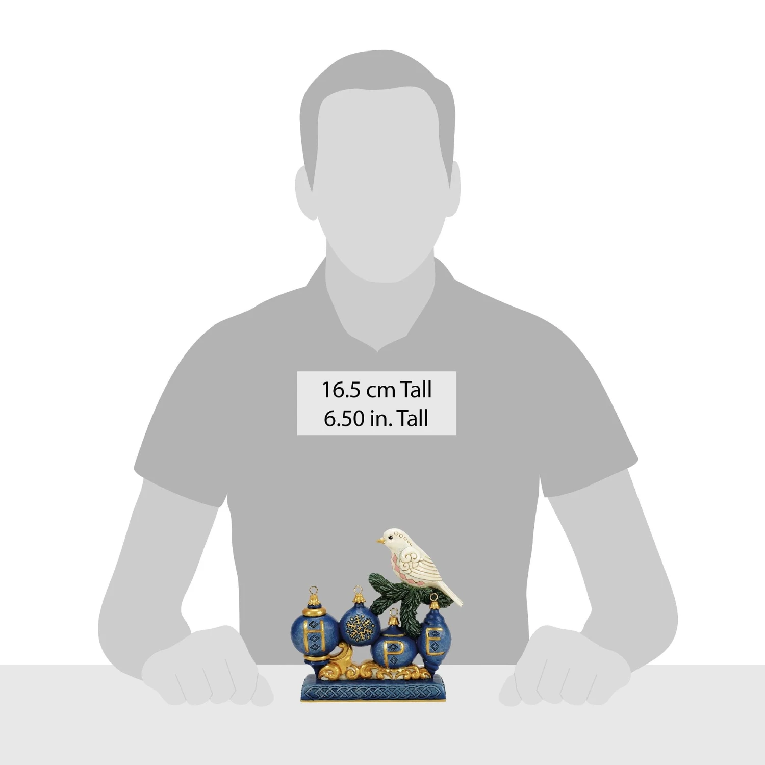 Enesco Gift Blue & Gold Hope With Dove Fig(Blue Gold Hope With Dove Fig) 6 Enesco Gift Blue & Gold Hope With Dove Fig(Blue Gold Hope With Dove Fig) - Image 4