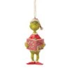 Enesco Gift Grinch With Book Ornament(Grinch With Book Ornament 2) -Holiday Gift Shop 6017074