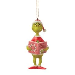 Enesco Gift Grinch With Book Ornament(Grinch With Book Ornament 2)