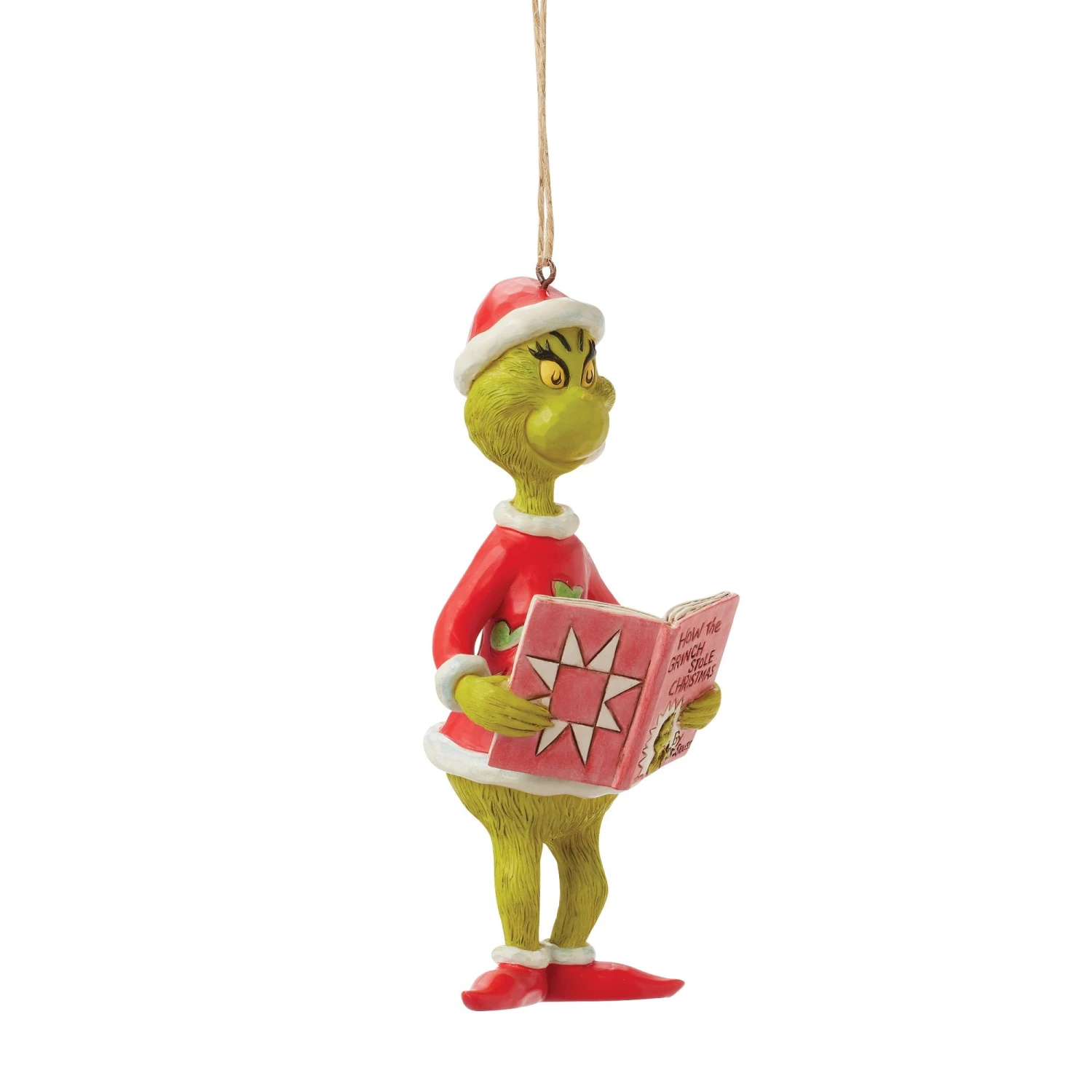 Enesco Gift Grinch With Book Ornament(Grinch With Book Ornament 2) 4 Enesco Gift Grinch With Book Ornament(Grinch With Book Ornament 2) - Image 2
