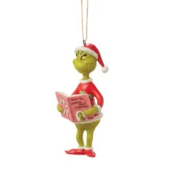 Enesco Gift Grinch With Book Ornament(Grinch With Book Ornament 2) 11 Enesco Gift Grinch With Book Ornament(Grinch With Book Ornament 2) -Holiday Gift Shop 6017074 2