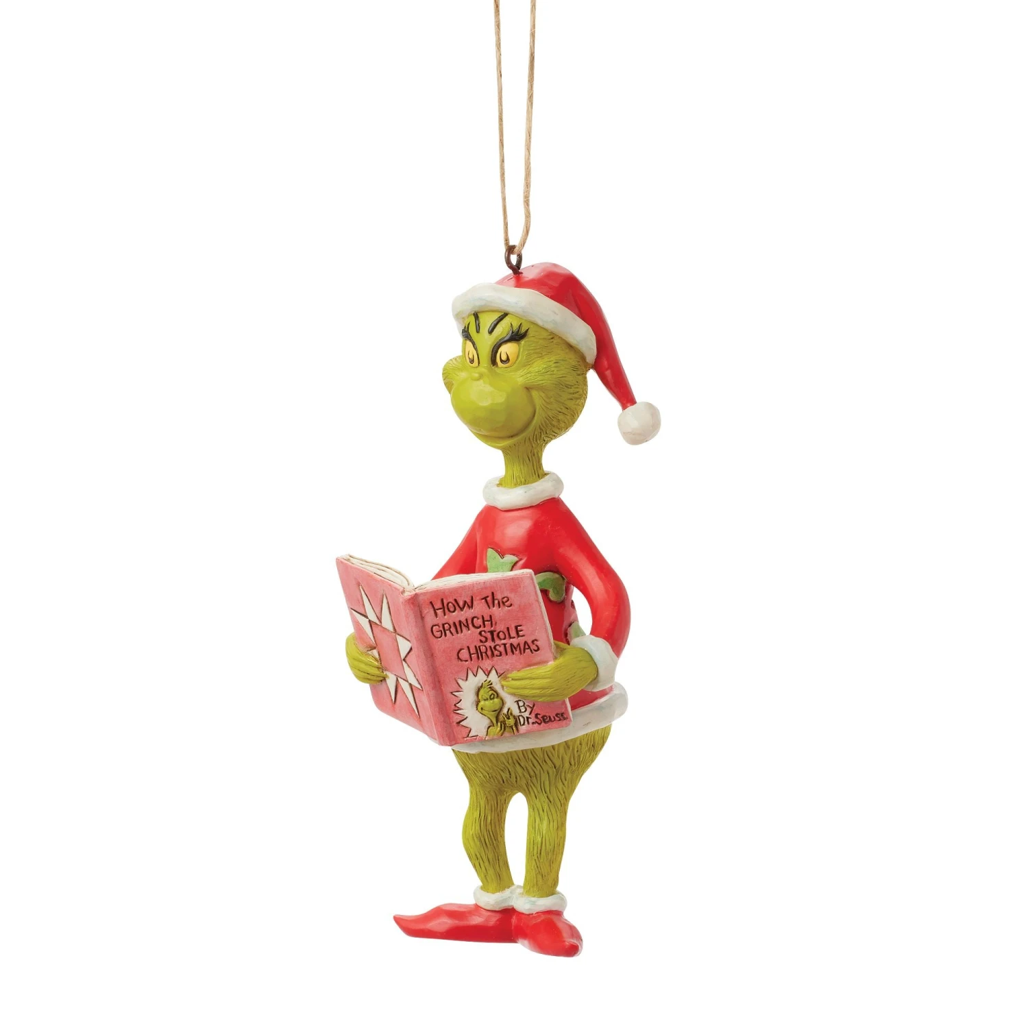 Enesco Gift Grinch With Book Ornament(Grinch With Book Ornament 2) 5 Enesco Gift Grinch With Book Ornament(Grinch With Book Ornament 2) - Image 3