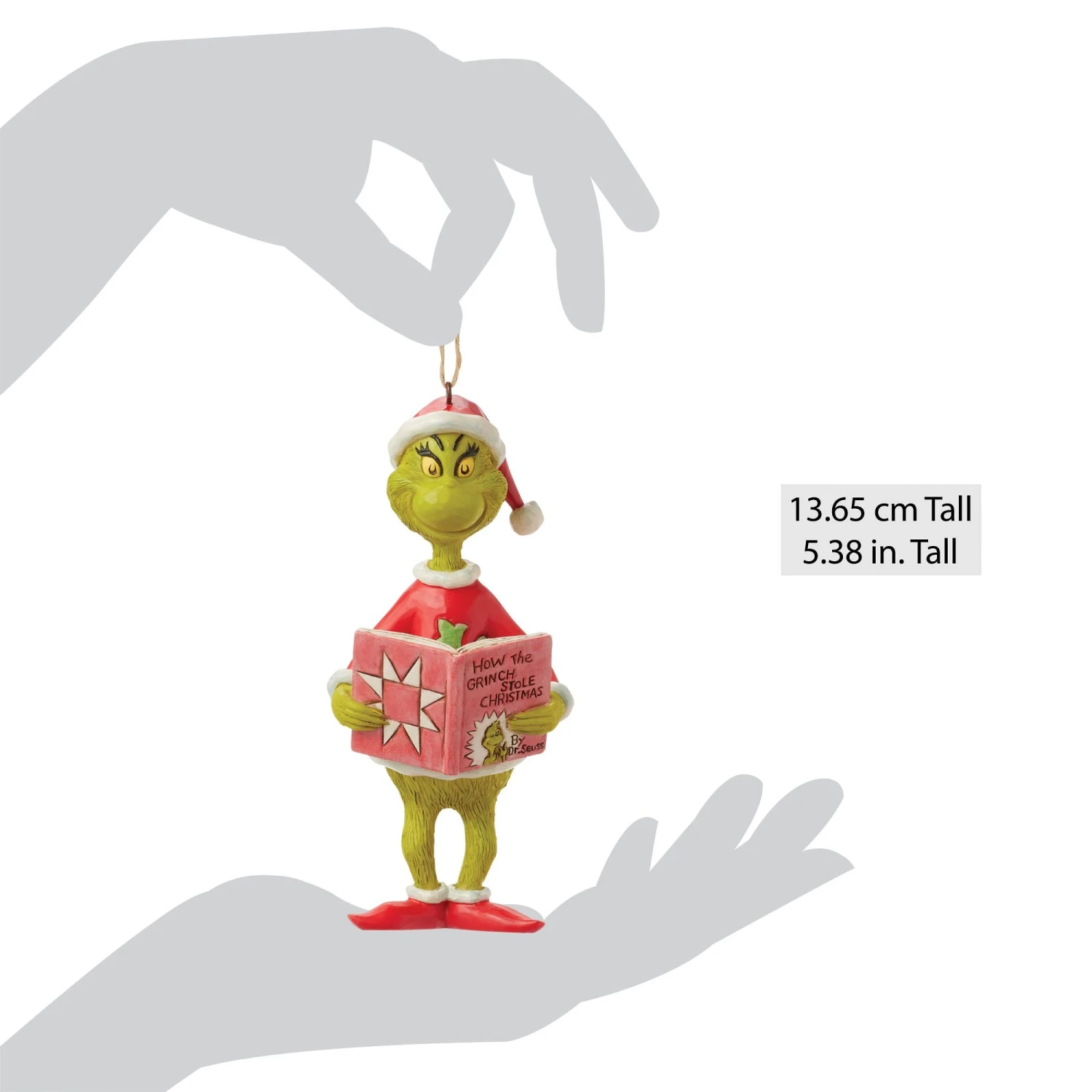 Enesco Gift Grinch With Book Ornament(Grinch With Book Ornament 2) 6 Enesco Gift Grinch With Book Ornament(Grinch With Book Ornament 2) - Image 4