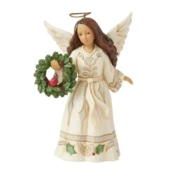 Enesco Gift Wdlnd Angel With Cardinal Fig(Wdlnd Angel With Cardinal Fig)
