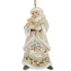 Enesco Gift Wdlnd Santa Holding Fawn Orn(Wdlnd Santa Holding Fawn Orn) -Holiday Gift Shop 6017181