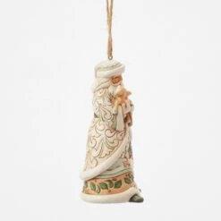 Enesco Gift Wdlnd Santa Holding Fawn Orn(Wdlnd Santa Holding Fawn Orn) -Holiday Gift Shop 6017181 3