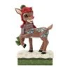 Enesco Gift Rudolph With Knit Hat(Rudolph With Knit Hat) 1 Enesco Gift Rudolph With Knit Hat(Rudolph With Knit Hat) -Holiday Gift Shop 6017193