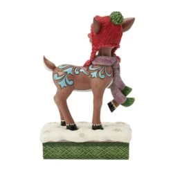 Enesco Gift Rudolph With Knit Hat(Rudolph With Knit Hat) -Holiday Gift Shop 6017193 4