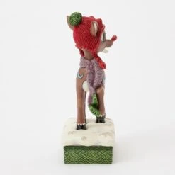 Enesco Gift Rudolph With Knit Hat(Rudolph With Knit Hat) -Holiday Gift Shop 6017193 5