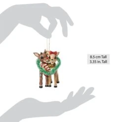 Enesco Gift Rudolph & Clarice Heart H/O(Rudolph Clarice Heart H O) -Holiday Gift Shop 6017197 20