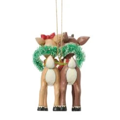 Enesco Gift Rudolph & Clarice Heart H/O(Rudolph Clarice Heart H O) -Holiday Gift Shop 6017197 4