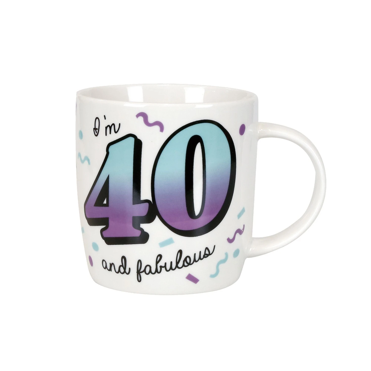 Enesco Gift 40 Birthday Mug With Glasses(40 Birthday Mug With Glasses) 4 Enesco Gift 40 Birthday Mug With Glasses(40 Birthday Mug With Glasses) - Image 2