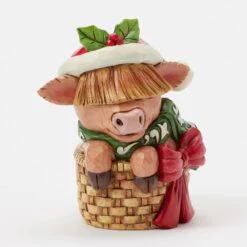 Enesco Gift Highland Cow In Basket Mini(Highland Cow In Basket Mini) 13 Enesco Gift Highland Cow In Basket Mini(Highland Cow In Basket Mini) -Holiday Gift Shop 6017278 4