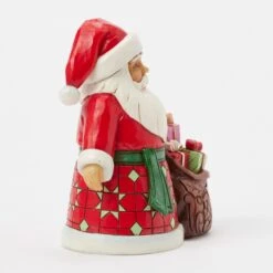 Enesco Gift Santa With Toy Bag Pint Fig(Santa With Toy Bag Pint Fig) -Holiday Gift Shop 6017296 3