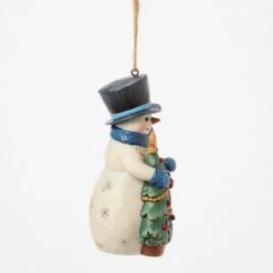 Enesco Gift Snowman With Tree Ornament(Snowman With Tree Ornament 1) -Holiday Gift Shop 6017301 3