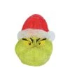 Department 56 Grinch Head 8" Lit Fig(Grinch Head 8 Lit Fig)