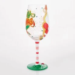 Enesco Gift Here Comes Santa Claus Glass(Here Comes Santa Claus Glass) -Holiday Gift Shop 6017343 2