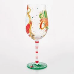 Enesco Gift Here Comes Santa Claus Glass(Here Comes Santa Claus Glass) -Holiday Gift Shop 6017343 4