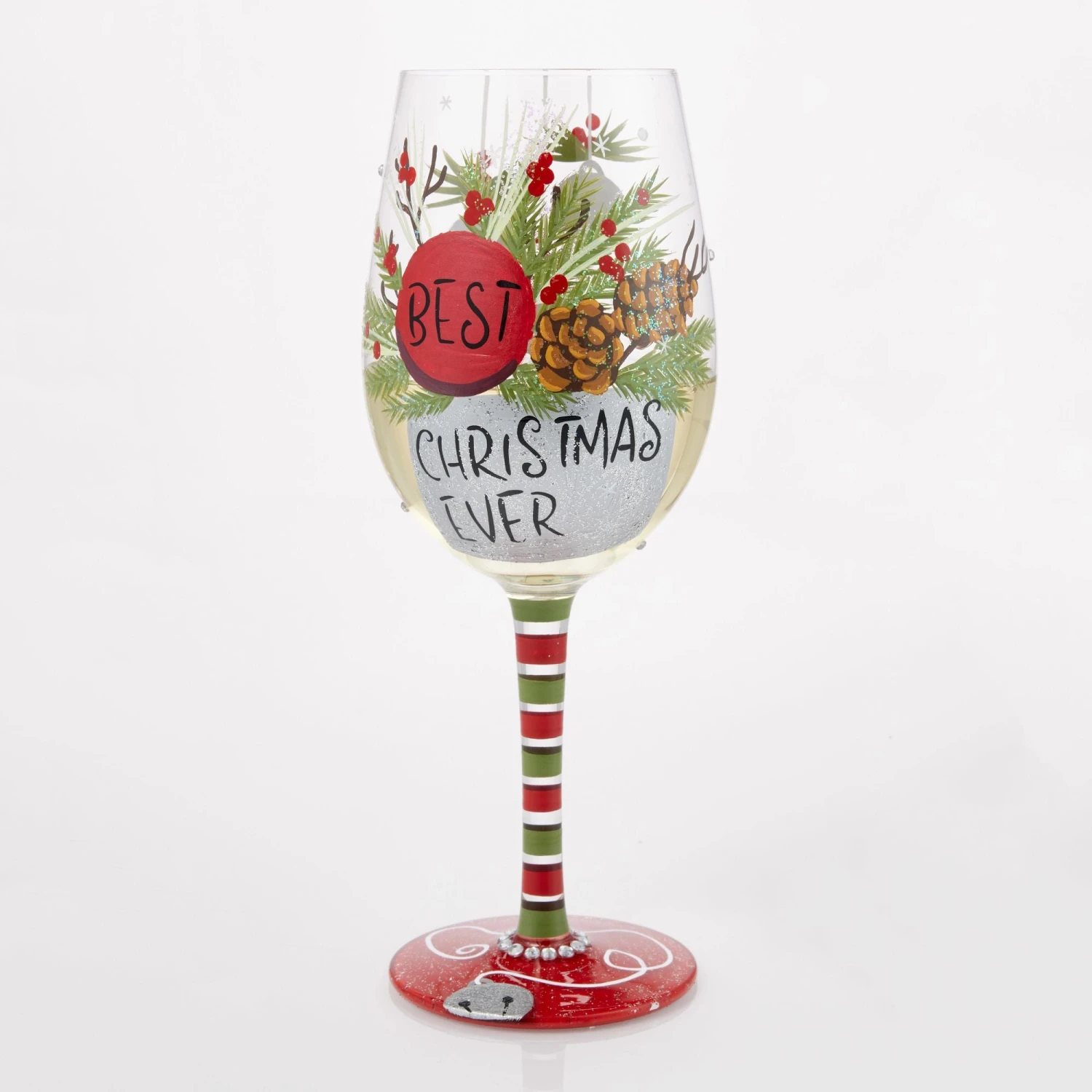 Enesco Gift Best Christmas Ever Wine Glass(Best Christmas Ever Wine Glass) 4 Enesco Gift Best Christmas Ever Wine Glass(Best Christmas Ever Wine Glass) - Image 2