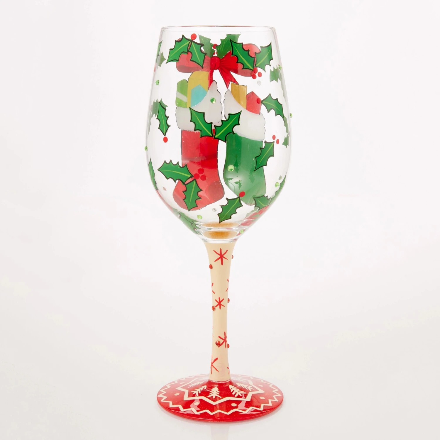 Enesco Gift Stockings With Care Wine Glass(Stockings With Care Wine Glass) 7 Enesco Gift Stockings With Care Wine Glass(Stockings With Care Wine Glass) - Image 5