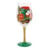 Enesco Gift Chuggin' Along Wine Glass(Chuggin Along Wine Glass) -Holiday Gift Shop 6017410