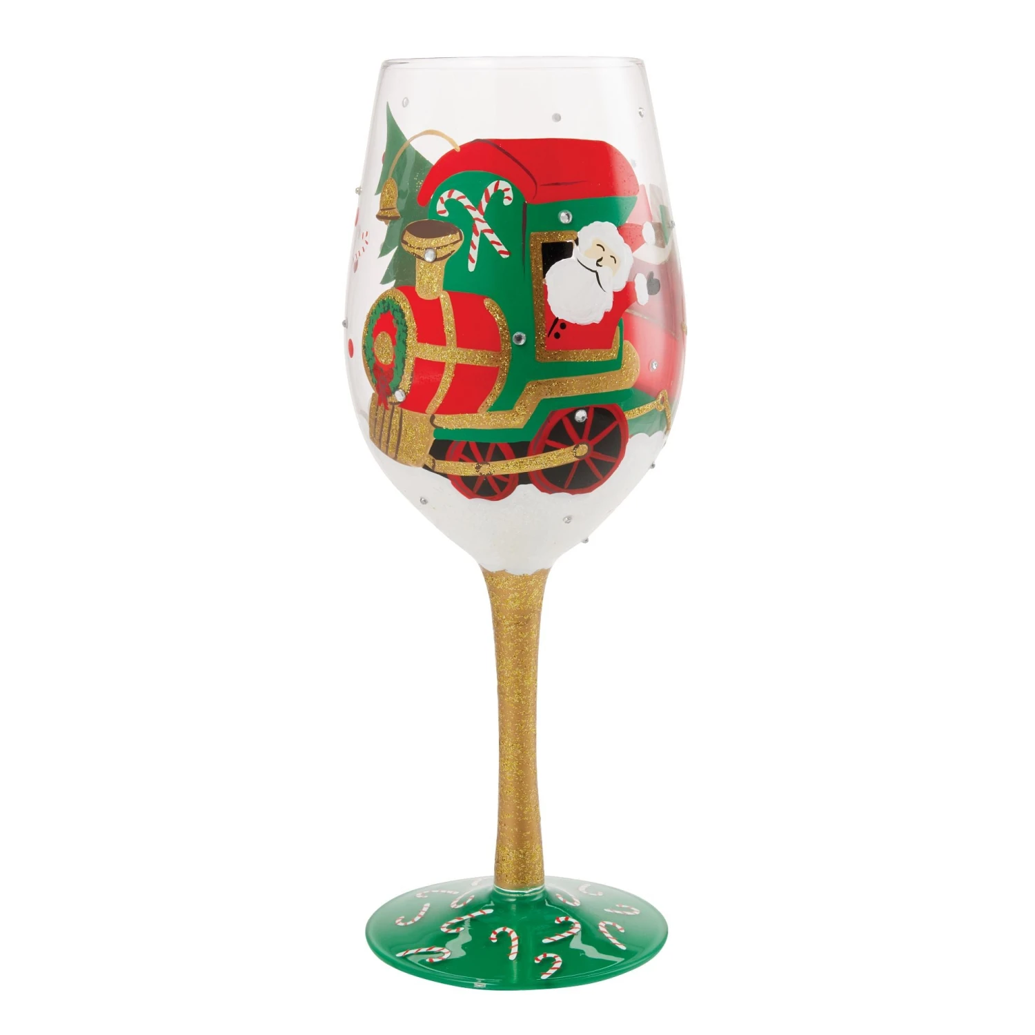 Enesco Gift Chuggin' Along Wine Glass(Chuggin Along Wine Glass) 3 Enesco Gift Chuggin' Along Wine Glass(Chuggin Along Wine Glass)