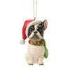 Enesco Gift Christmas Dog Frenchie Orn(Christmas Dog Frenchie Orn) -Holiday Gift Shop 6017527