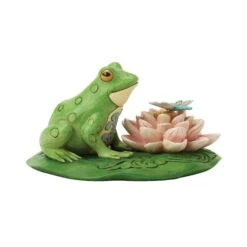 Enesco Gift Frog On Lilypad Figurine(Frog On Lilypad Figurine)