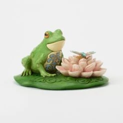 Enesco Gift Frog On Lilypad Figurine(Frog On Lilypad Figurine) -Holiday Gift Shop 6017780 2