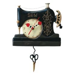 Enesco Gift Vintage Stitch Clock(Clock 44)