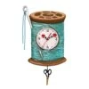 Enesco Gift Needle & Thread Clock(Clock 53)