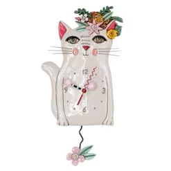 Enesco Gift Pretty Kitty Clock(Clock 68)