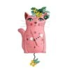 Enesco Gift Pretty Kitty Pink Clock(Clock 85) -Holiday Gift Shop P2160